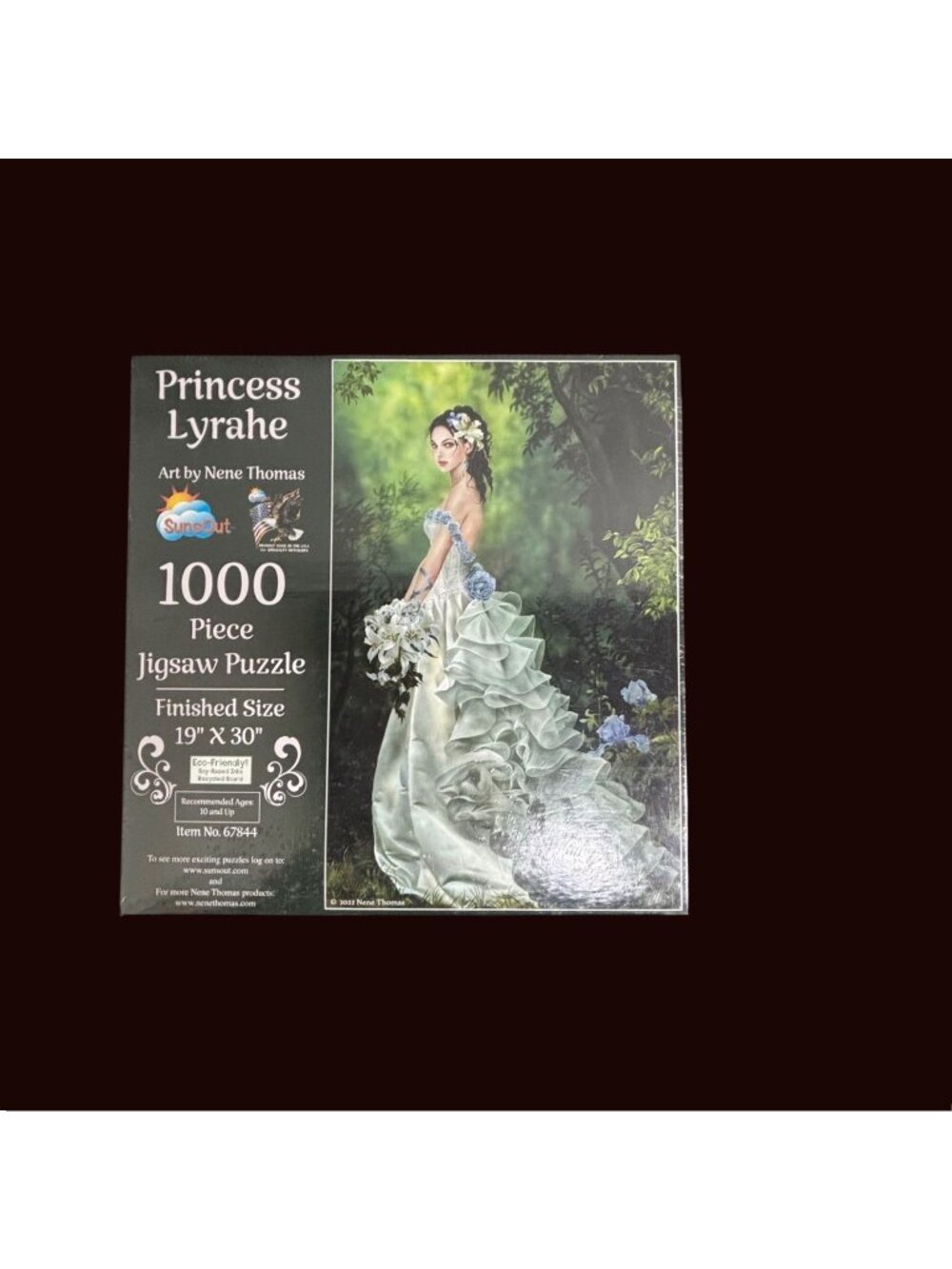 Princess Lyrahe 1000 Piece Jigsaw Puzzle By Nene Thomas Finished Size 19" X 30"